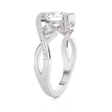 1 1/2 ctw Round Three Stone Lab Grown Diamond Ring