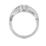 1 1/2 ctw Round Three Stone Lab Grown Diamond Ring