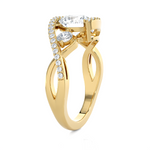 1 1/2 ctw Round Three Stone Lab Grown Diamond Ring