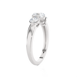 1 ctw Round Three Stone Lab Grown Diamond Ring
