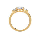 1 ctw Round Three Stone Lab Grown Diamond Ring
