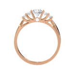 3/4 ctw Round Lab Grown Diamond Anniversary Ring