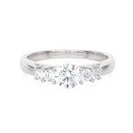 3/4 ctw Round Lab Grown Diamond Anniversary Ring
