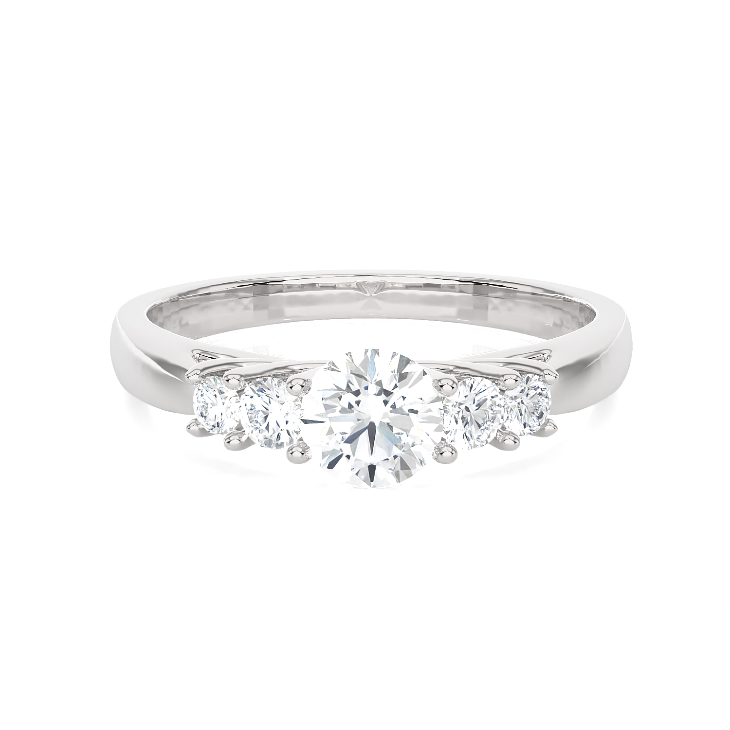 3/4 ctw Round Lab Grown Diamond Anniversary Ring