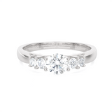 3/4 ctw Round Lab Grown Diamond Anniversary Ring