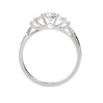 3/4 ctw Round Lab Grown Diamond Anniversary Ring