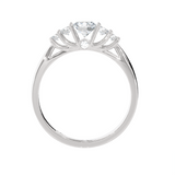 3/4 ctw Round Lab Grown Diamond Anniversary Ring