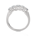 7/8 ctw Round Lab Grown Diamond Anniversary Ring
