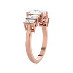 2 ctw Emerald-Cut Lab Grown Diamond Anniversary Ring
