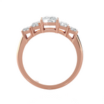 2 ctw Emerald-Cut Lab Grown Diamond Anniversary Ring