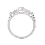 2 ctw Emerald-Cut Lab Grown Diamond Anniversary Ring