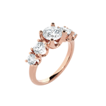 1 5/8 ctw Round Lab Grown Diamond Anniversary Ring