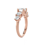 1 5/8 ctw Round Lab Grown Diamond Anniversary Ring