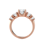 1 5/8 ctw Round Lab Grown Diamond Anniversary Ring