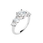 1 5/8 ctw Round Lab Grown Diamond Anniversary Ring