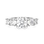 1 5/8 ctw Round Lab Grown Diamond Anniversary Ring