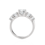 1 5/8 ctw Round Lab Grown Diamond Anniversary Ring