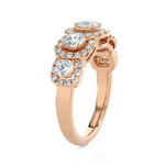 1 5/8 ctw Round Lab Grown Diamond Anniversary Ring