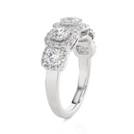 1 5/8 ctw Round Lab Grown Diamond Anniversary Ring