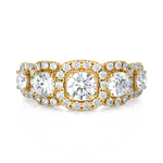 1 5/8 ctw Round Lab Grown Diamond Anniversary Ring