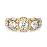 1 5/8 ctw Round Lab Grown Diamond Anniversary Ring