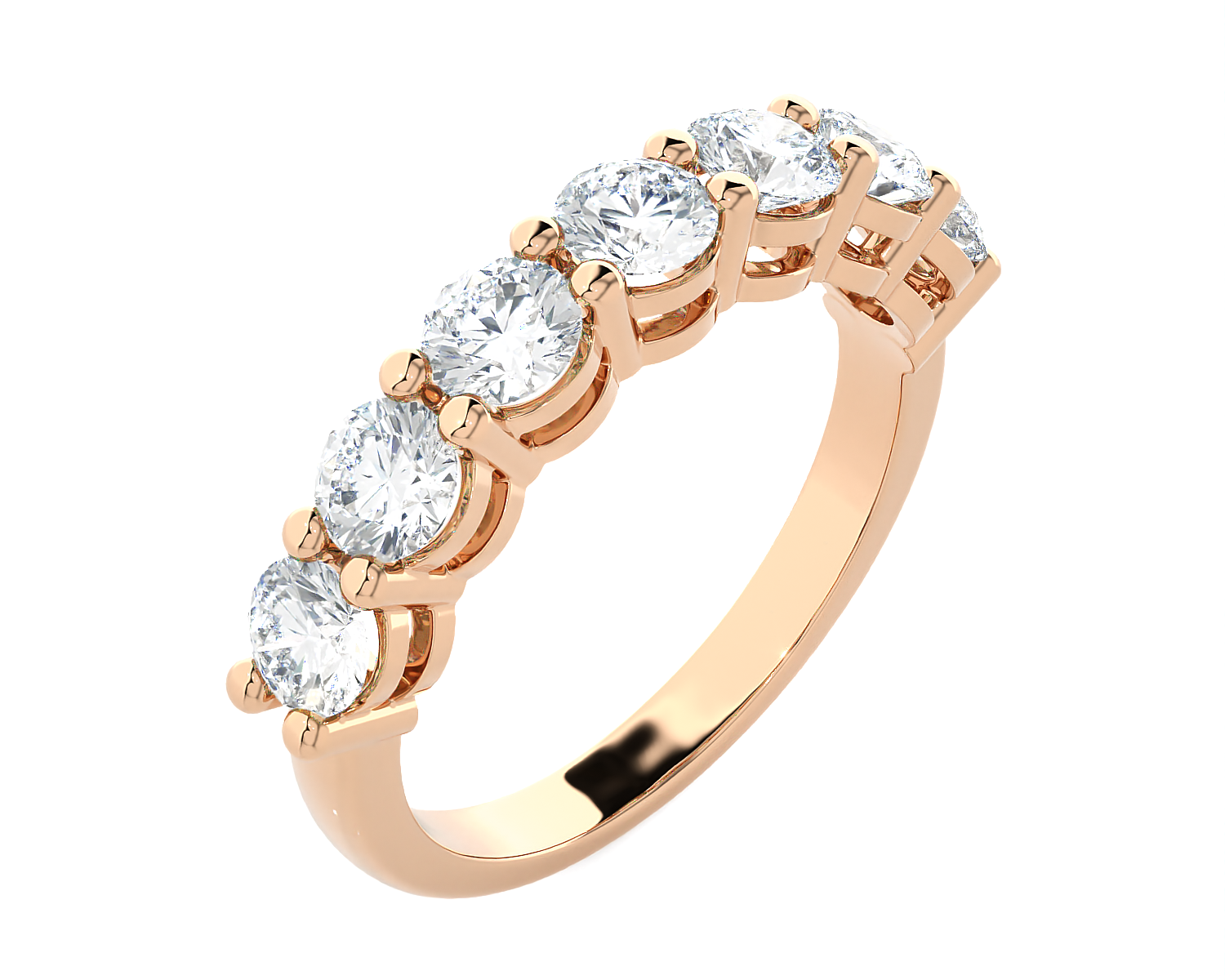 1 ctw Round Lab Grown Diamond Anniversary Ring