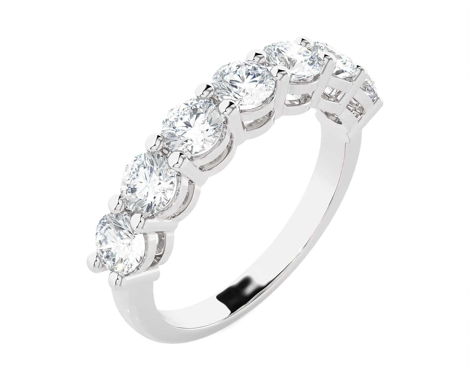 1 ctw Round Lab Grown Diamond Anniversary Ring
