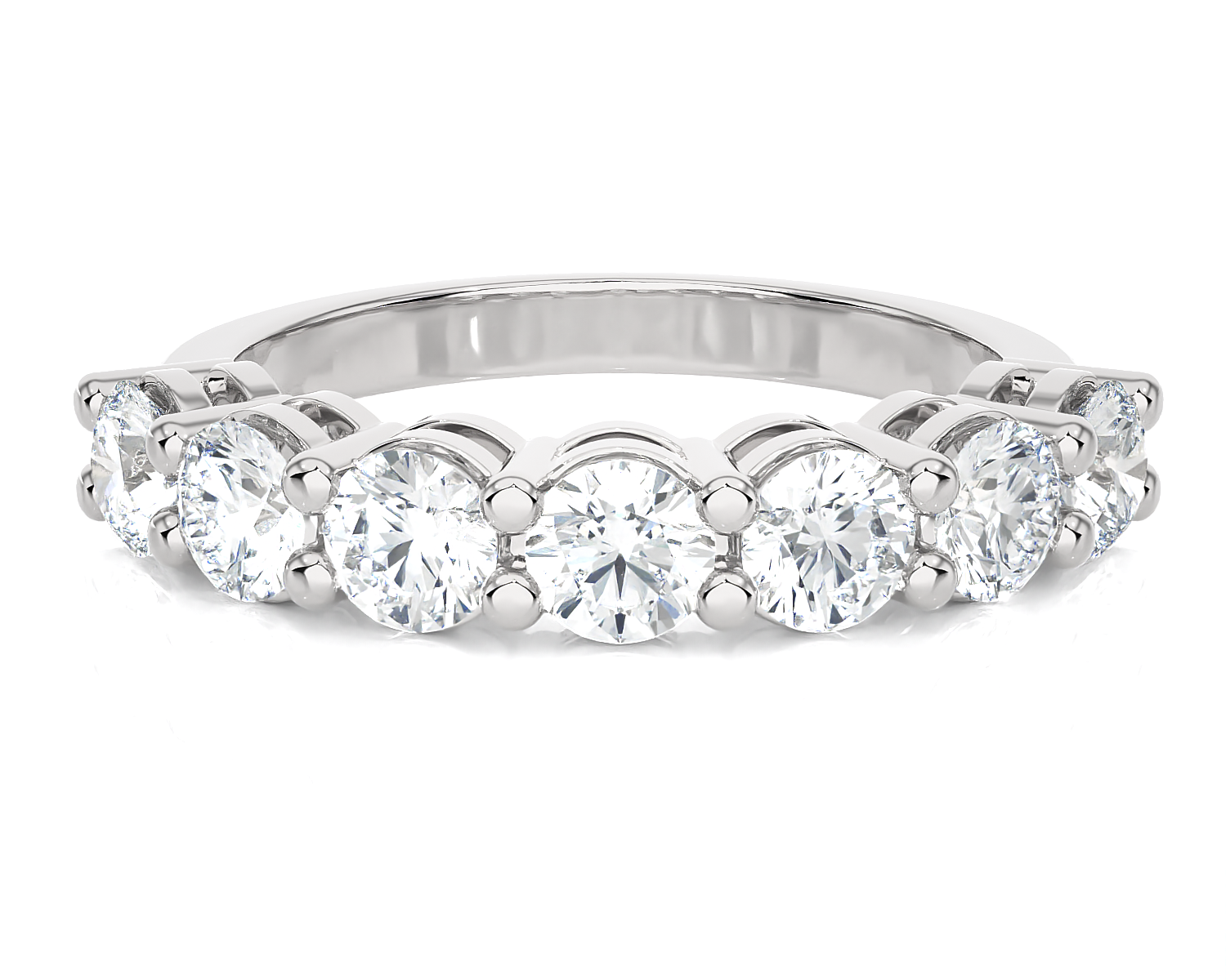 1 ctw Round Lab Grown Diamond Anniversary Ring