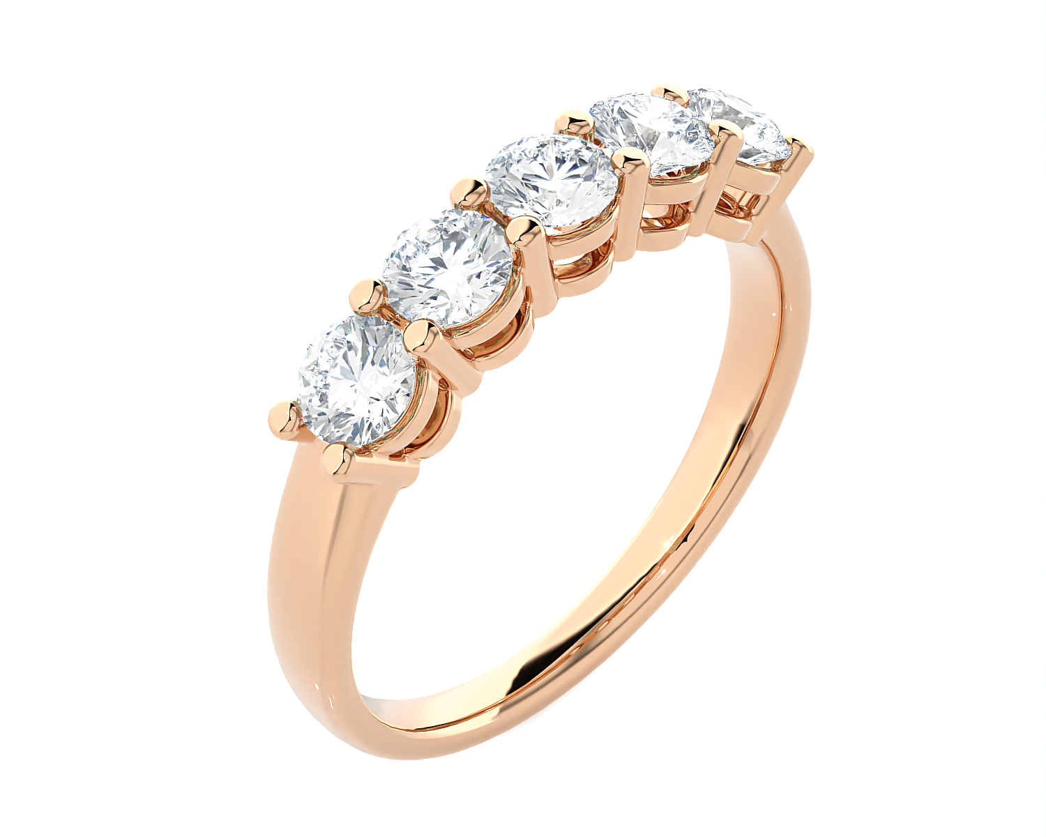 1 ctw Round Lab Grown Diamond Anniversary Ring