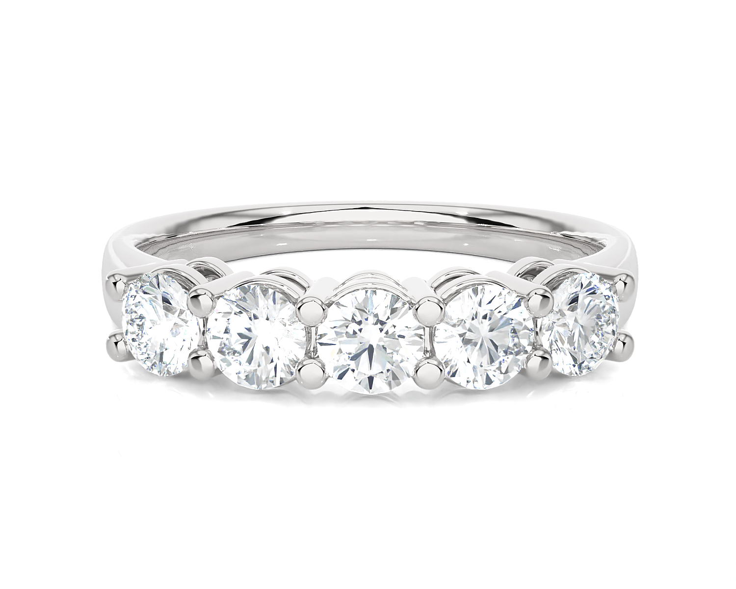 1 ctw Round Lab Grown Diamond Anniversary Ring