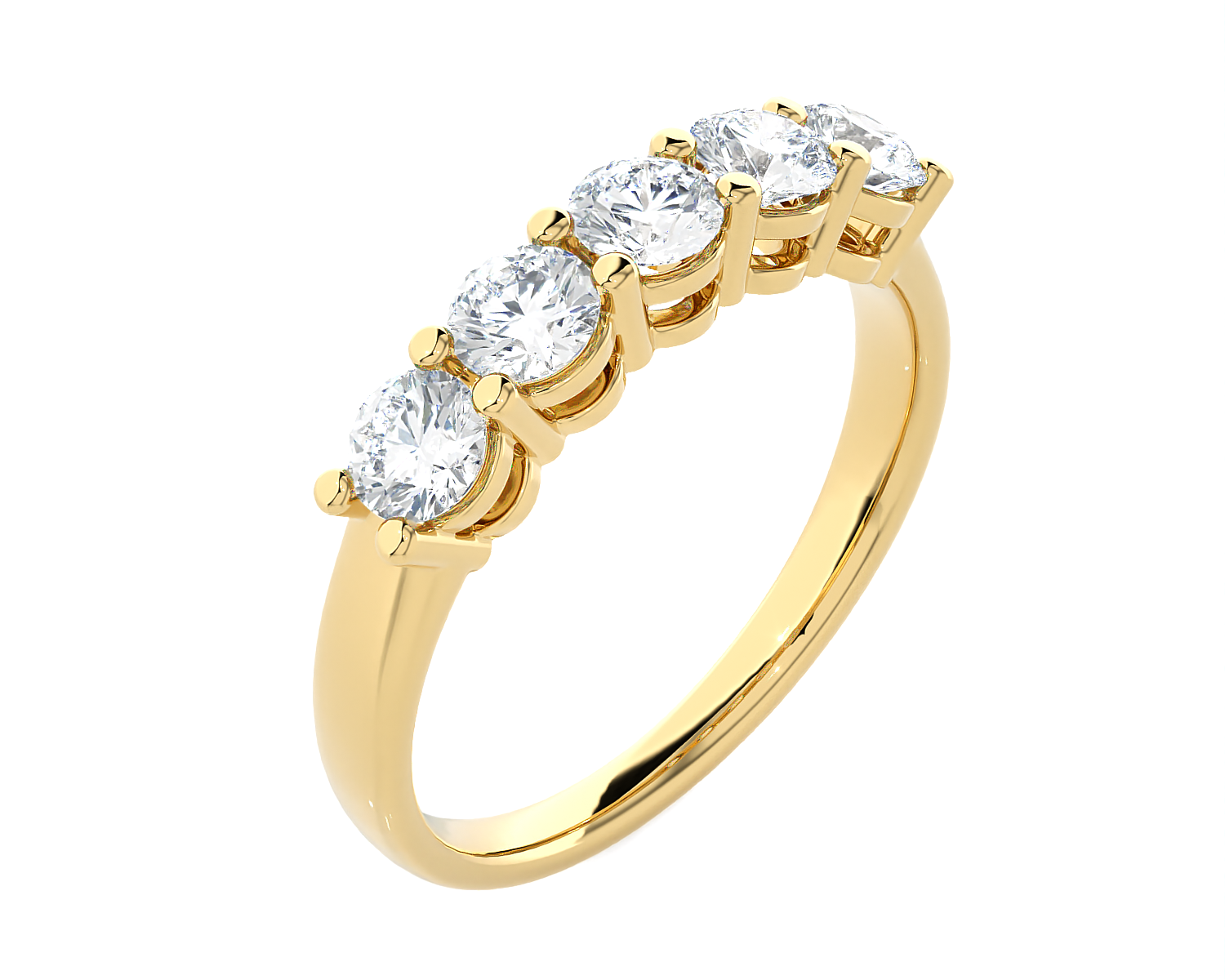 1 ctw Round Lab Grown Diamond Anniversary Ring