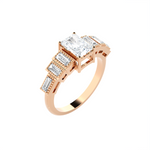 1 1/2 ctw Emerald-Cut Lab Grown Diamond Anniversary Ring