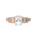 1 1/2 ctw Emerald-Cut Lab Grown Diamond Anniversary Ring