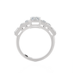 1 1/2 ctw Emerald-Cut Lab Grown Diamond Anniversary Ring