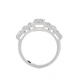 1 1/2 ctw Emerald-Cut Lab Grown Diamond Anniversary Ring