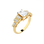 1 1/2 ctw Emerald-Cut Lab Grown Diamond Anniversary Ring