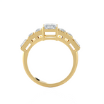 1 1/2 ctw Emerald-Cut Lab Grown Diamond Anniversary Ring
