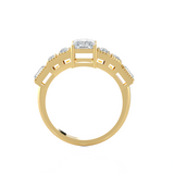 1 1/2 ctw Emerald-Cut Lab Grown Diamond Anniversary Ring