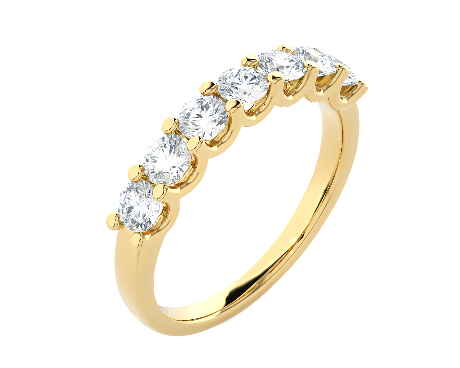 1 ctw Round Lab Grown Diamond Anniversary Ring