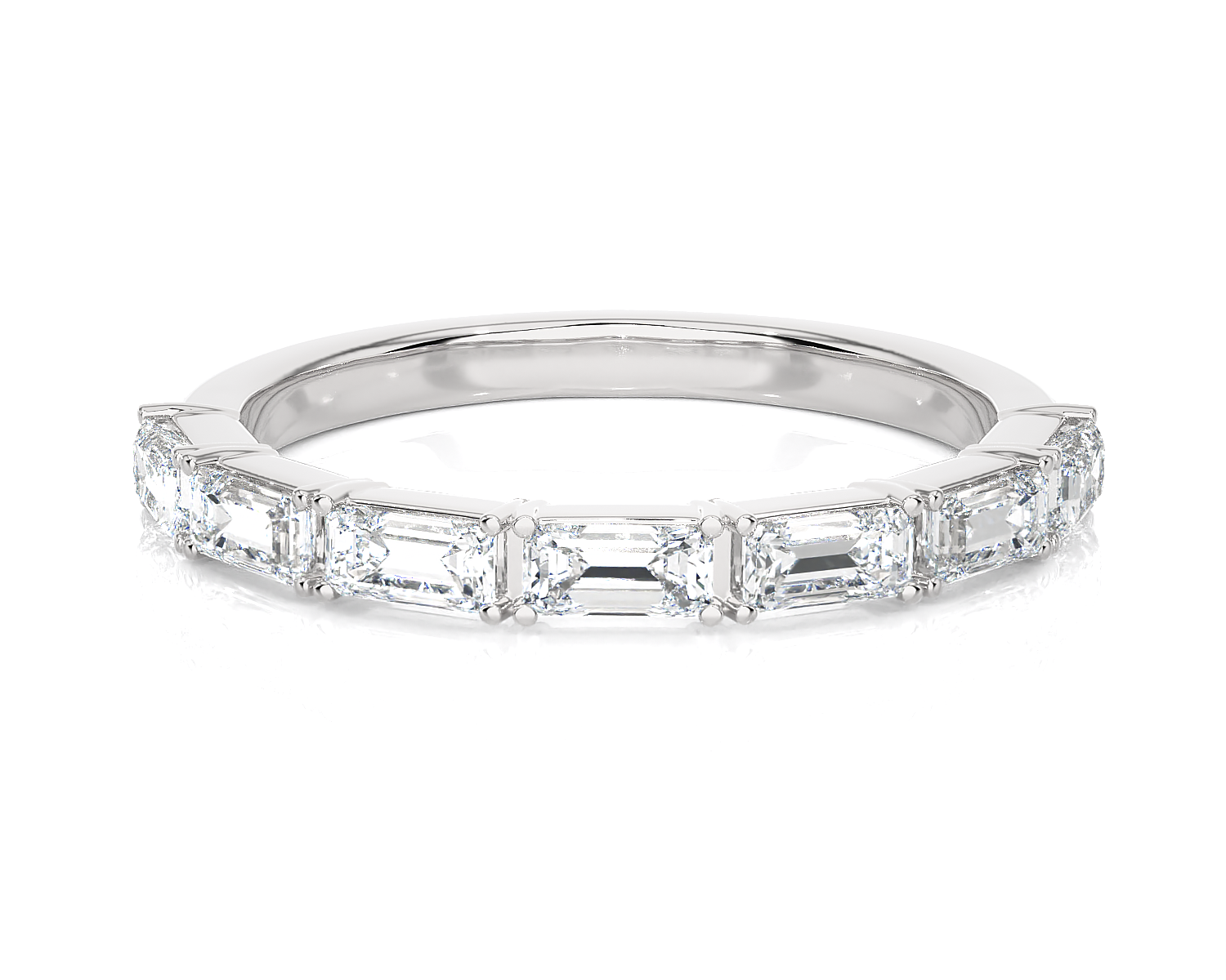 1 ctw Baguette Lab Grown Diamond Anniversary Ring
