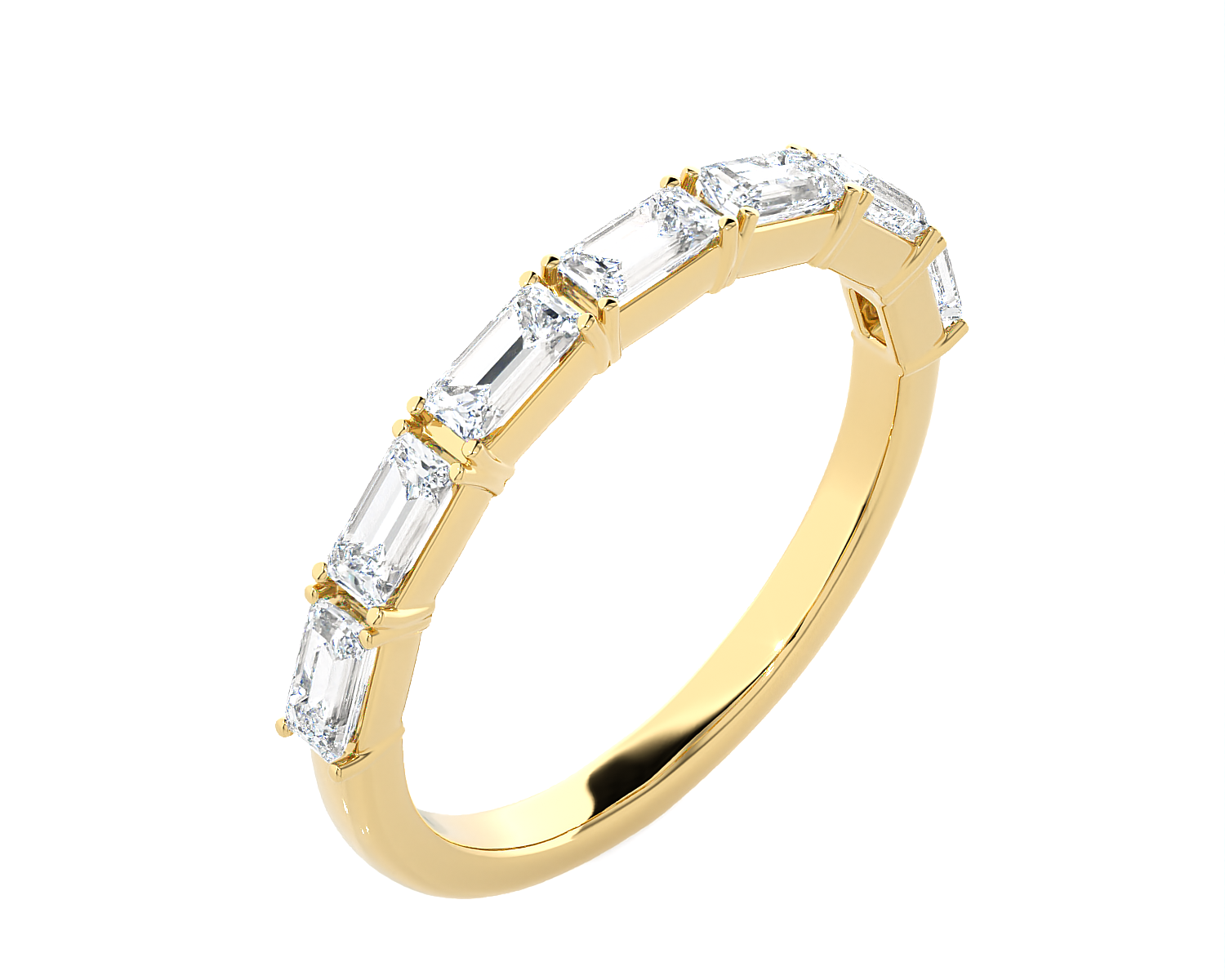 1 ctw Baguette Lab Grown Diamond Anniversary Ring