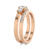 Round Lab Grown Diamond Bridal Ring