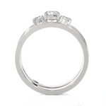 Round Lab Grown Diamond Bridal Ring