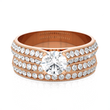 Round Lab Grown Diamond Bridal Ring