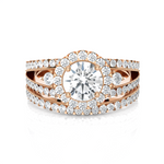 Round Lab Grown Diamond Bridal Ring