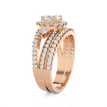 Round Lab Grown Diamond Bridal Ring