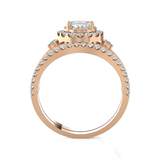 Round Lab Grown Diamond Bridal Ring