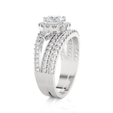 Round Lab Grown Diamond Bridal Ring