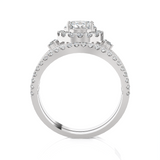 Round Lab Grown Diamond Bridal Ring