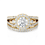 Round Lab Grown Diamond Bridal Ring
